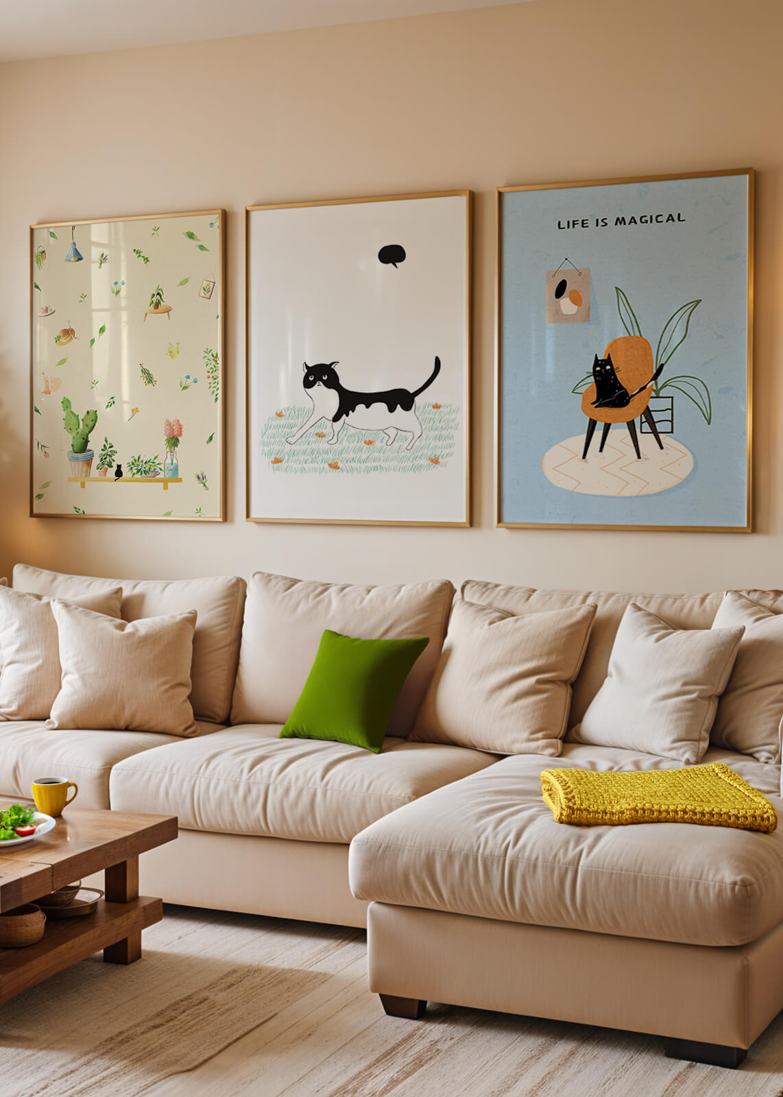 Impresiones Artísticas de Gatos en Diseño Moderno