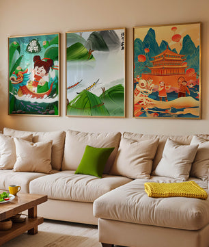 Affiches artistiques à thème festif oriental