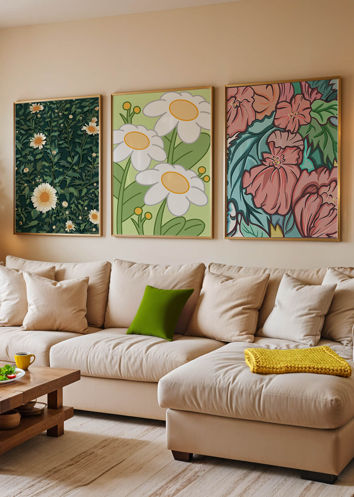 Imágenes de Flores en Estilo Ilustrativo
