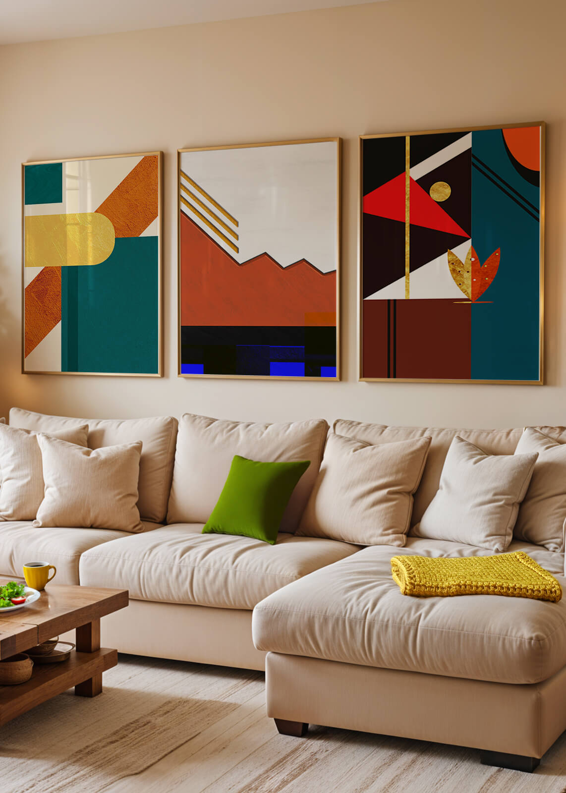 Impresiones Artísticas Modernas y Abstractas sin Marco