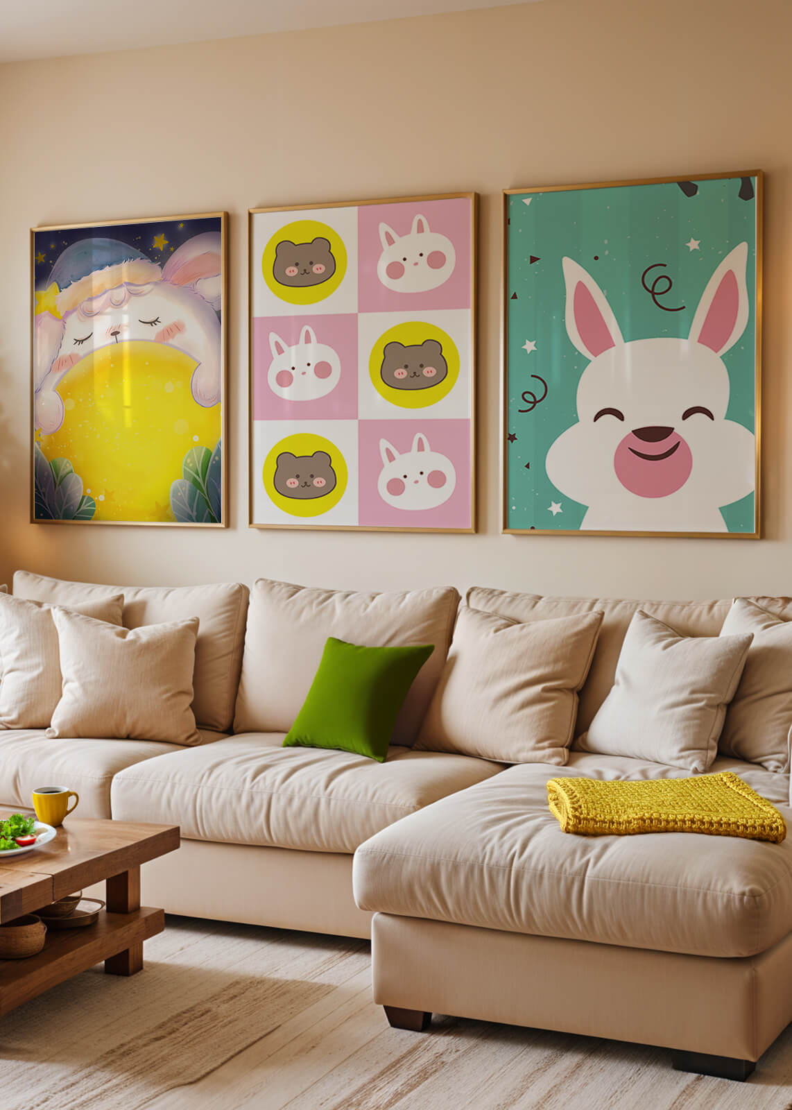 Affiches d’animaux pour décoration enfantine