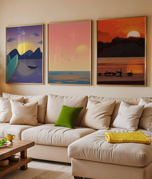 Paysages abstraits en impressions de haute qualité