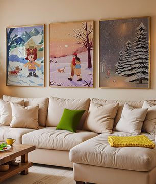 Tableaux d'hiver pour la décoration intérieure