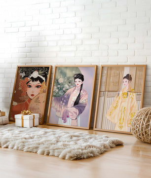 Art Impressions de Style Oriental à Thème Floral