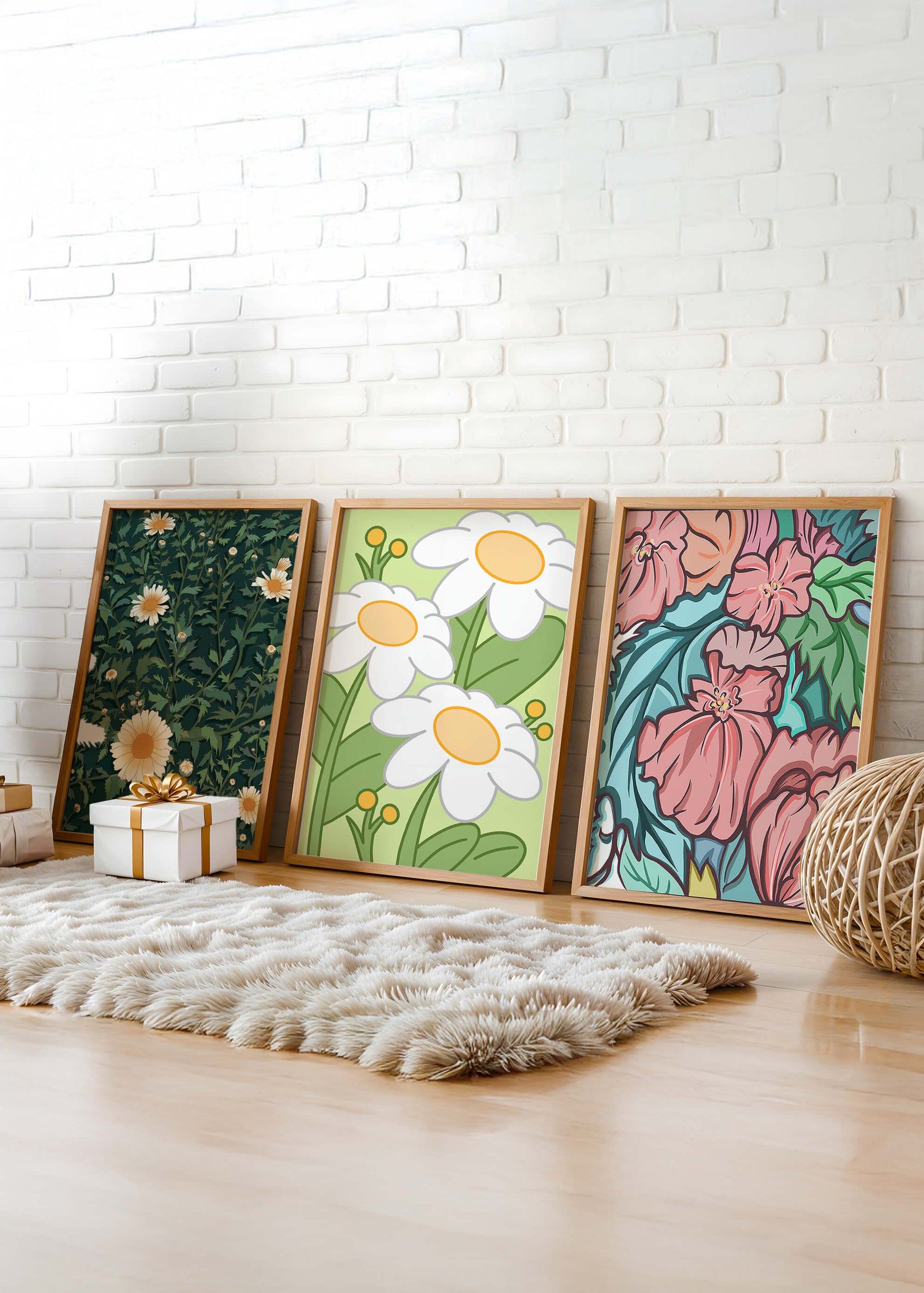 Imágenes de Flores en Estilo Ilustrativo
