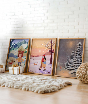 Tableaux d'hiver pour la décoration intérieure