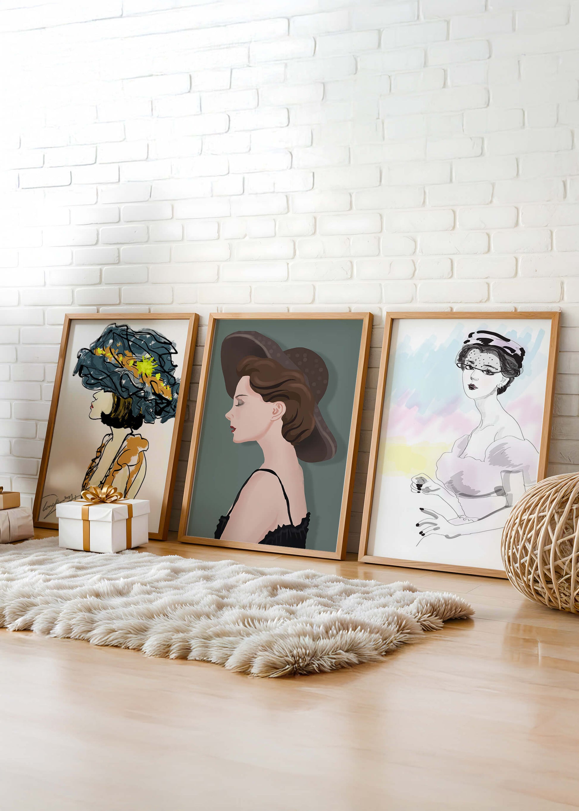 Correspondencias de Moda en Impresiones Artísticas sin Marco