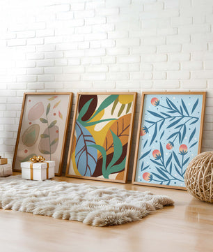 Ensemble d'art abstrait avec impression de haute qualité