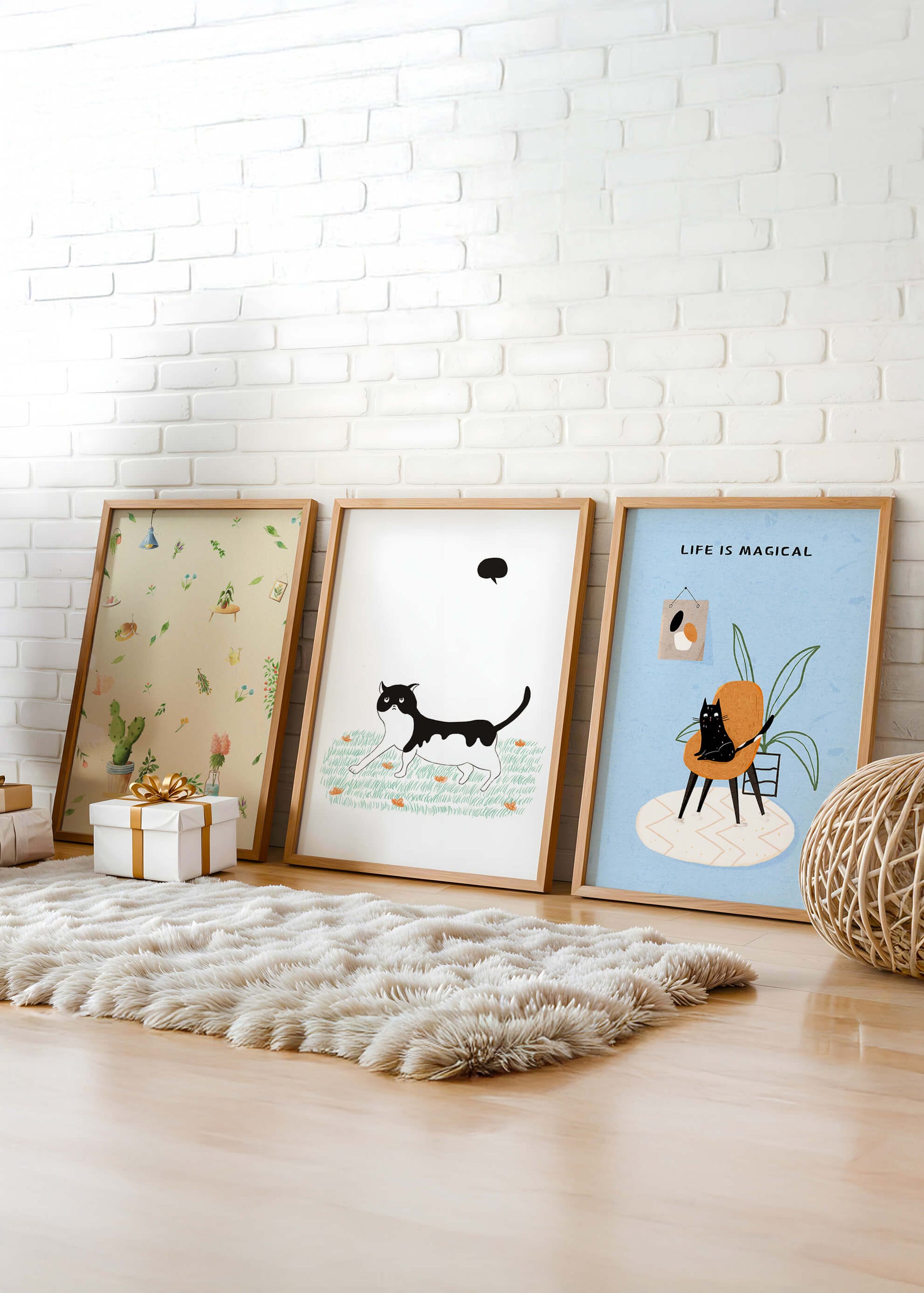 Impresiones Artísticas de Gatos en Diseño Moderno