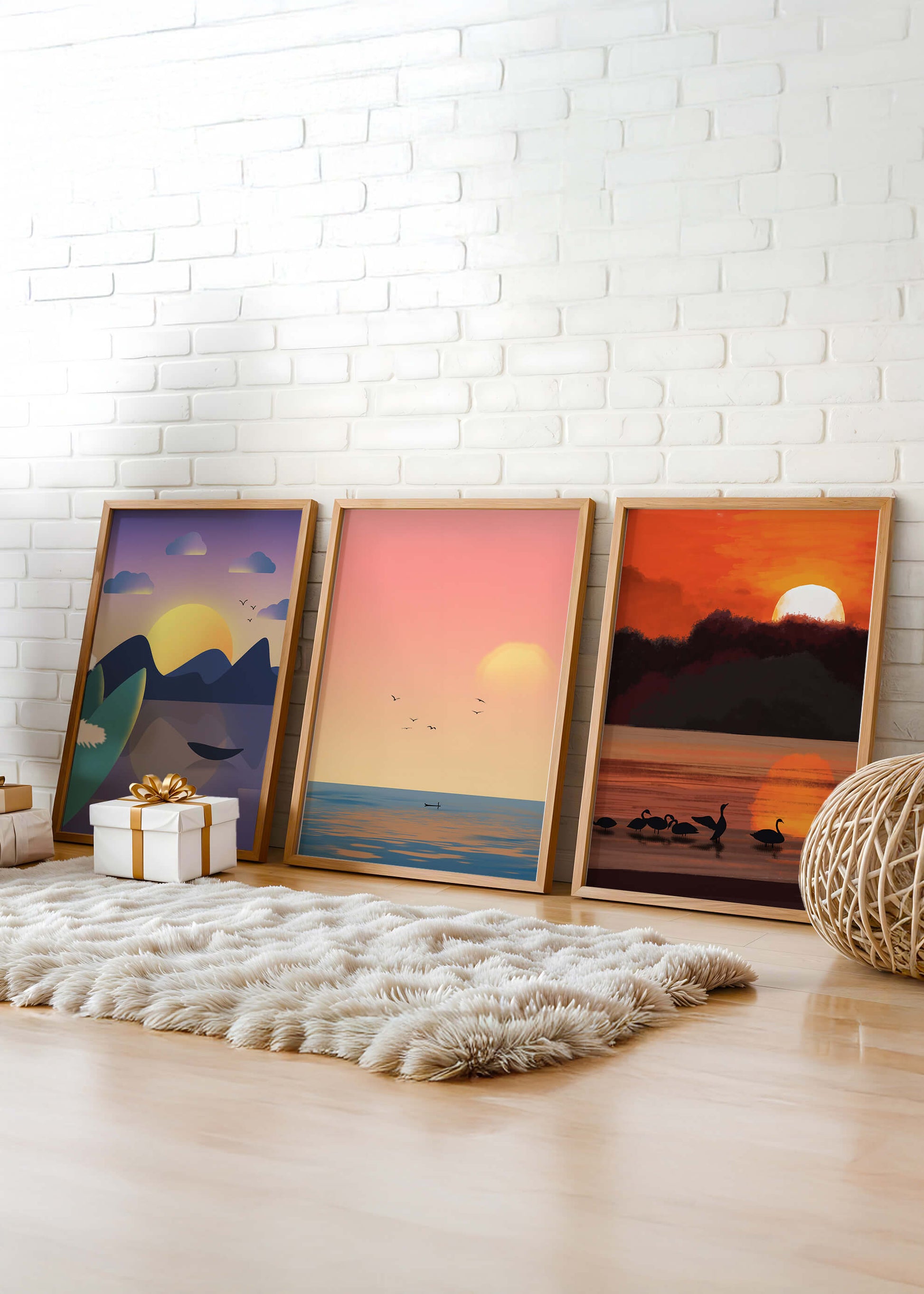 Paysages abstraits en impressions de haute qualité