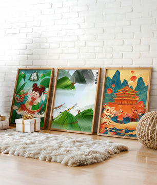 Affiches artistiques à thème festif oriental