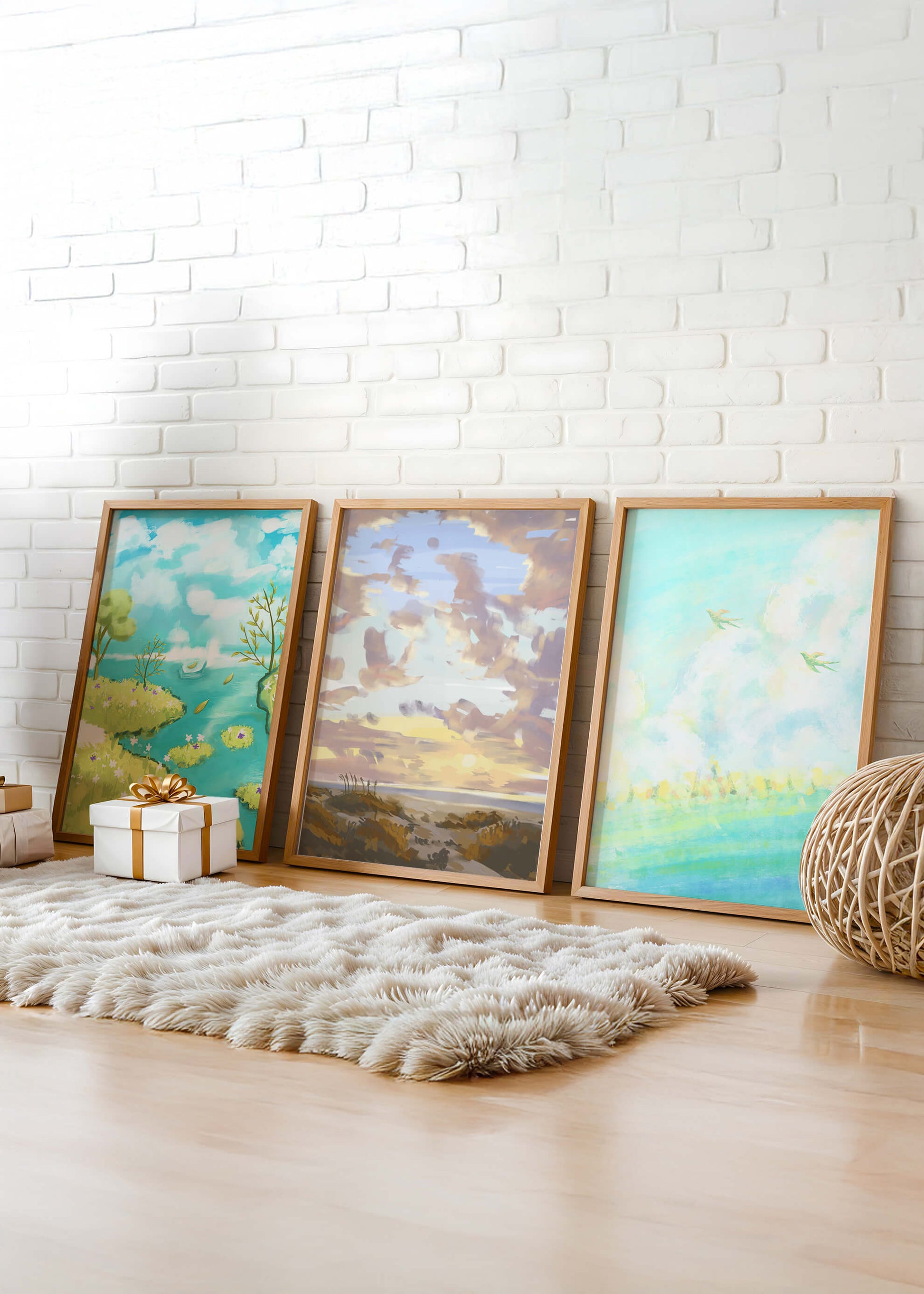 Imágenes Artísticas Naturales en Impresión de Alta Calidad Sin Marco