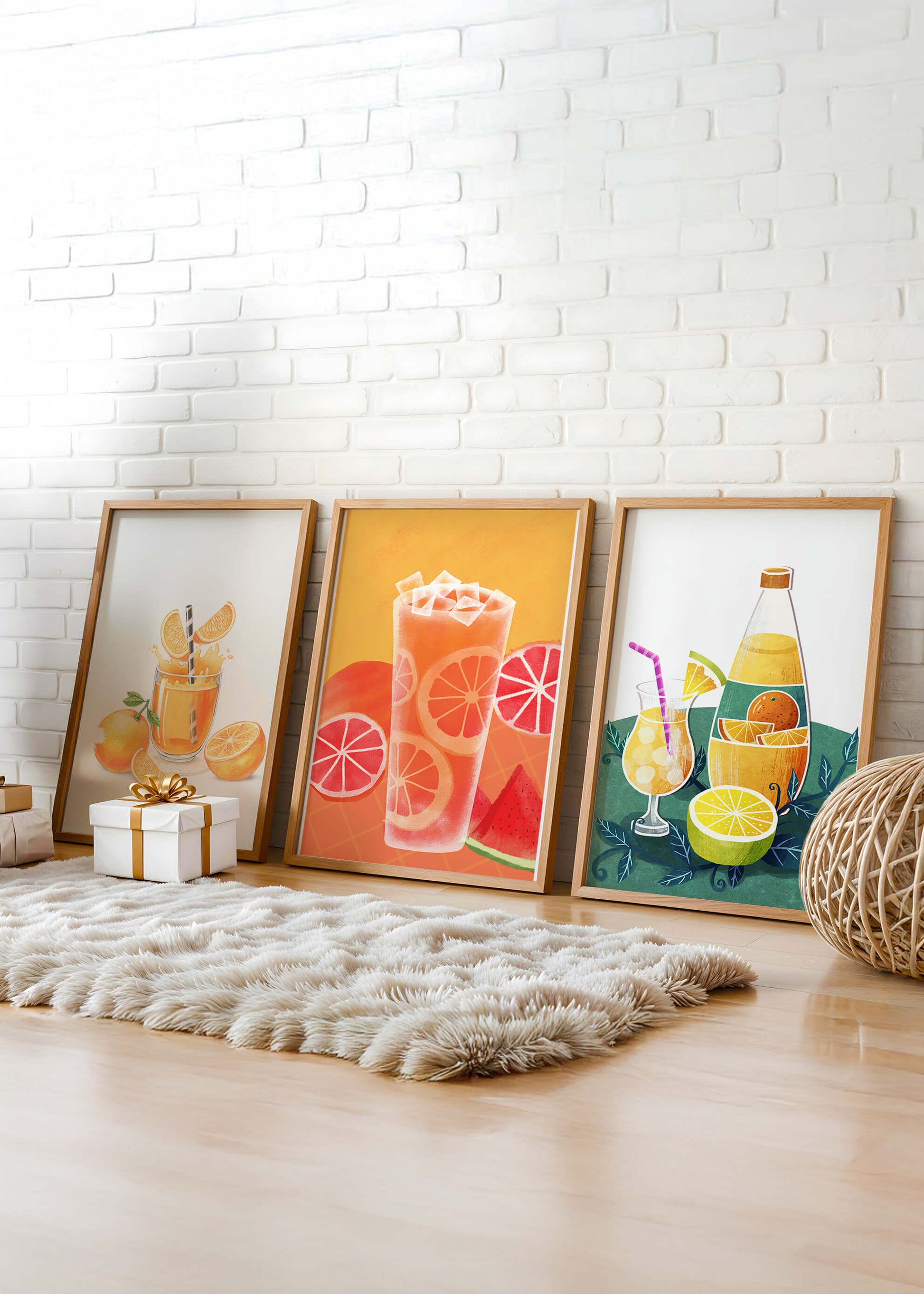 Pinturas Modernas de Bebidas Refrescantes