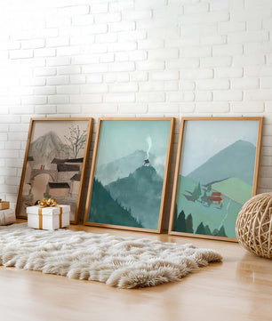 Imágenes de Paisajes Naturales Minimalistas en Interiores Modernos