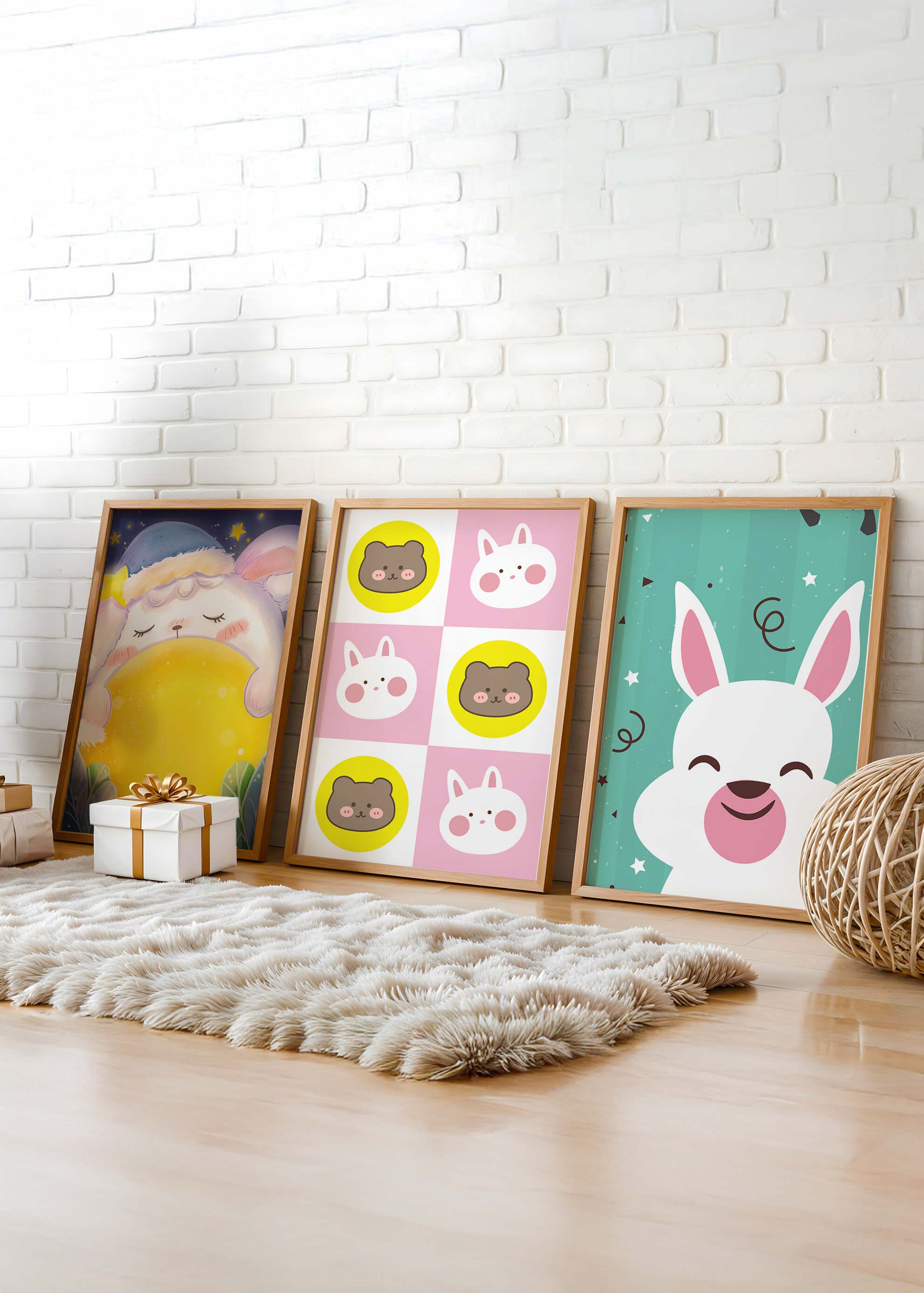 Affiches d’animaux pour décoration enfantine