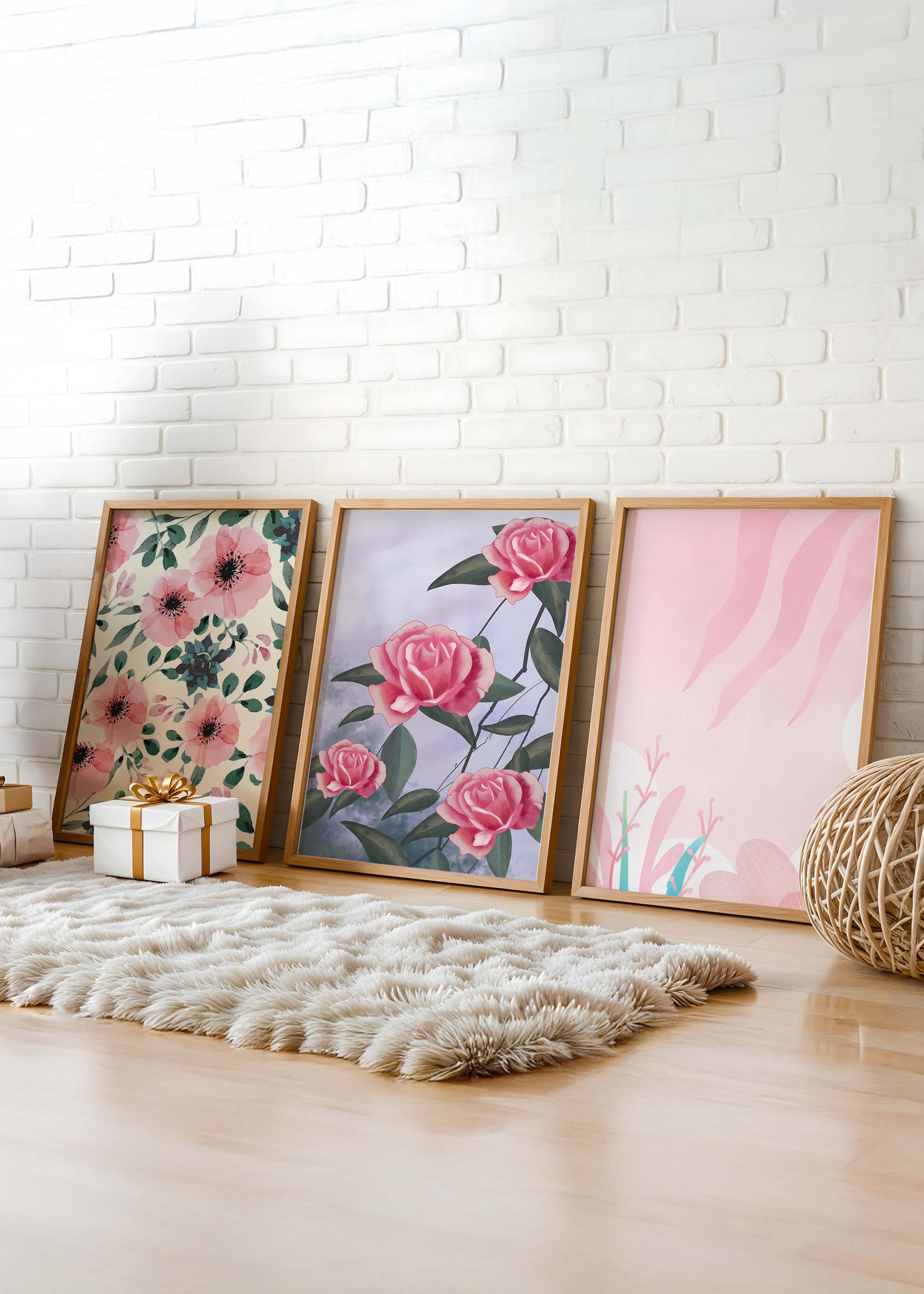 Impresiones Florales en Decoración Moderna