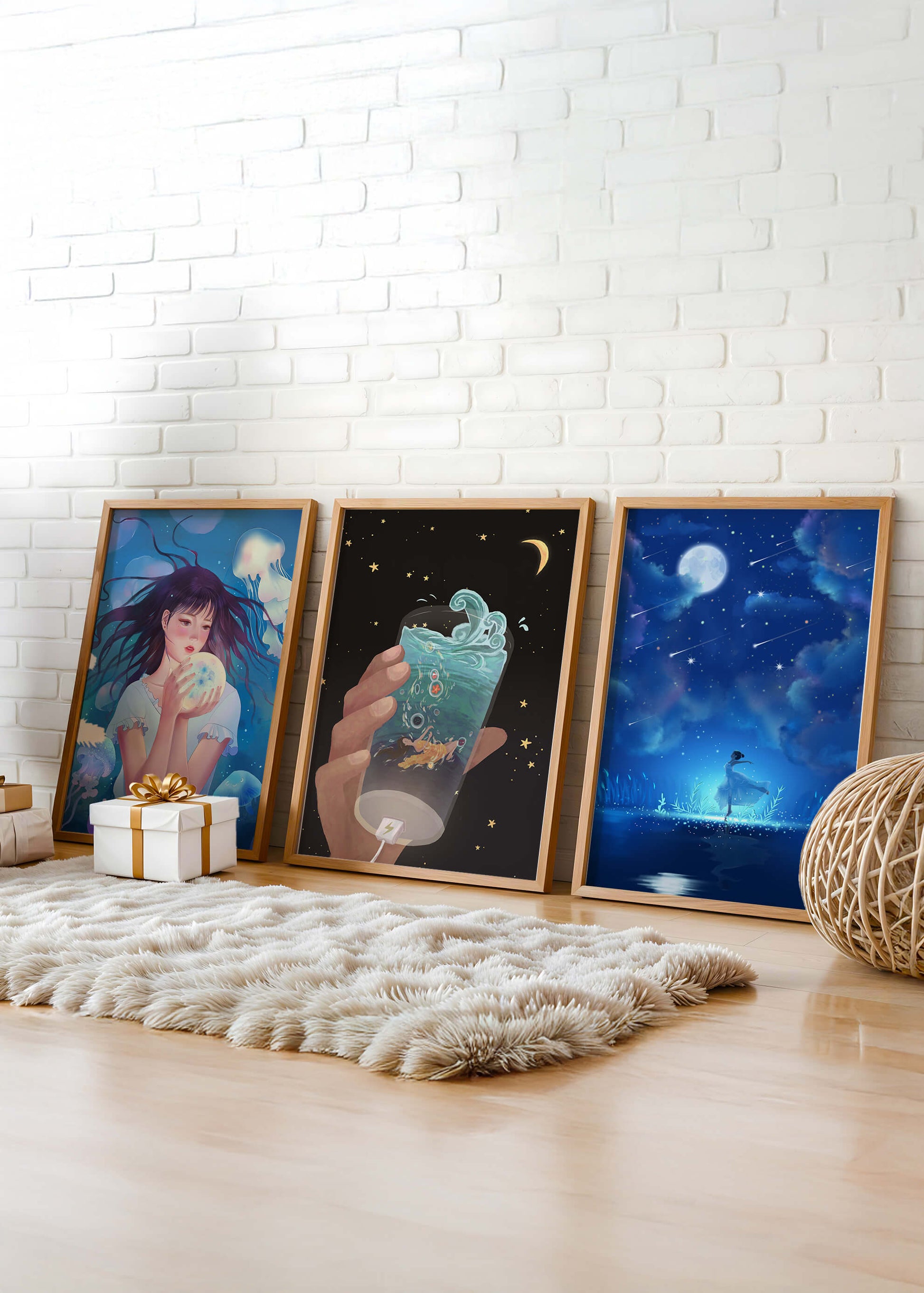 Art moderne en impressions de haute qualité sans cadre