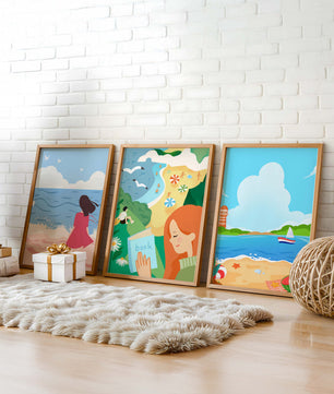 Décorations artistiques à thème plage pour intérieurs modernes