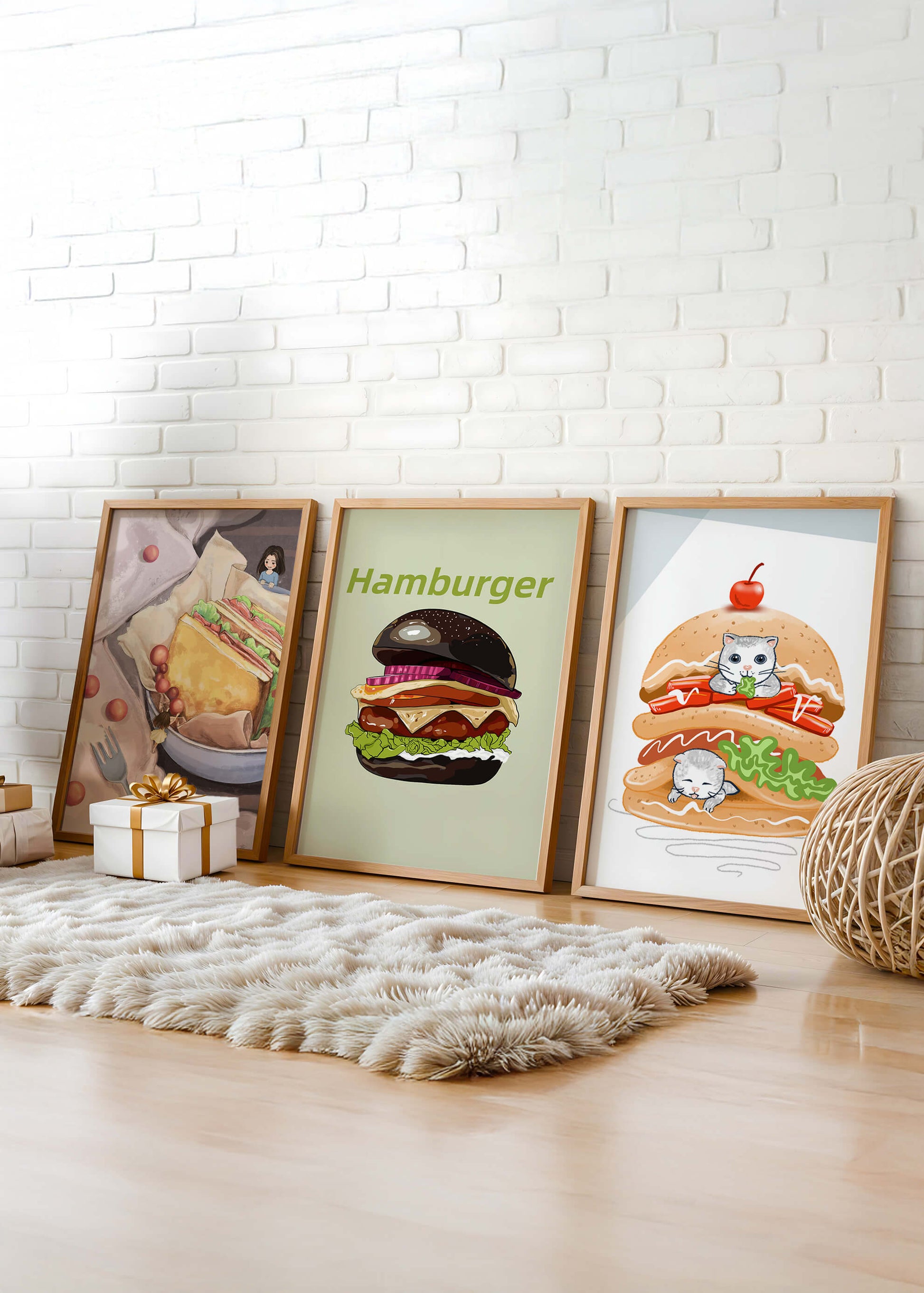 Impresiones Artísticas de Comida con Estilo Creativo