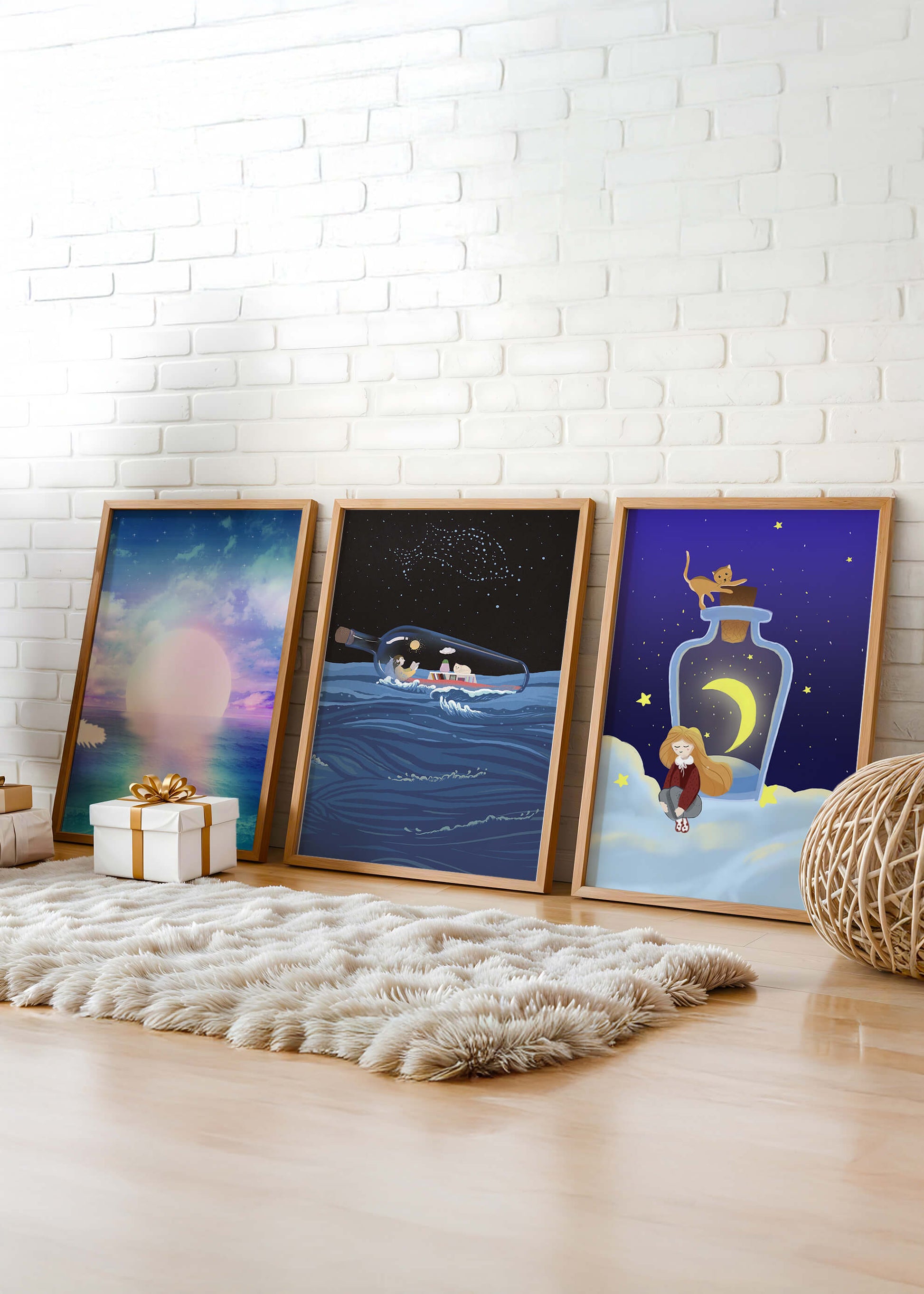 Impresiones Artísticas de Paisajes Oníricos y Fantasía