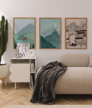 Imágenes de Paisajes Naturales Minimalistas en Interiores Modernos