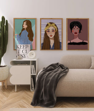 Retratos Modernos de Mujeres con Estilo Artístico