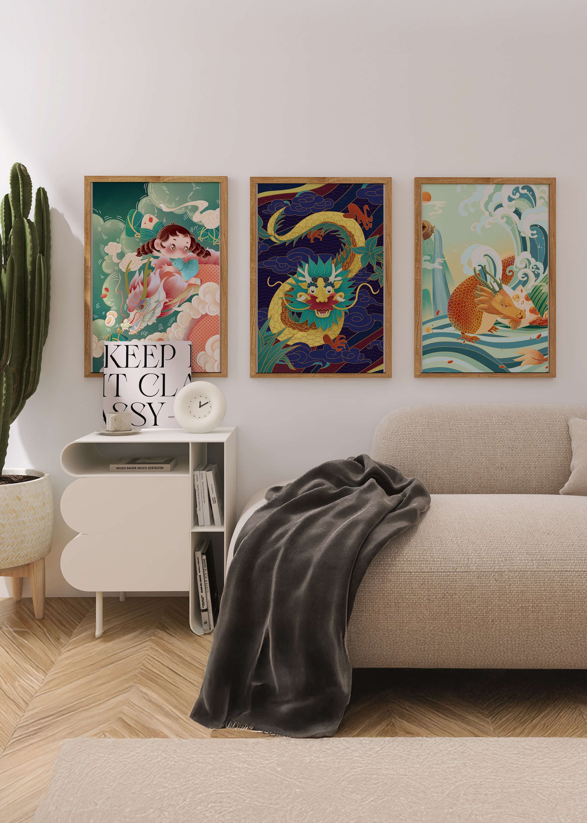 Imágenes Artísticas de Dragones y Fantasía en Marcos
