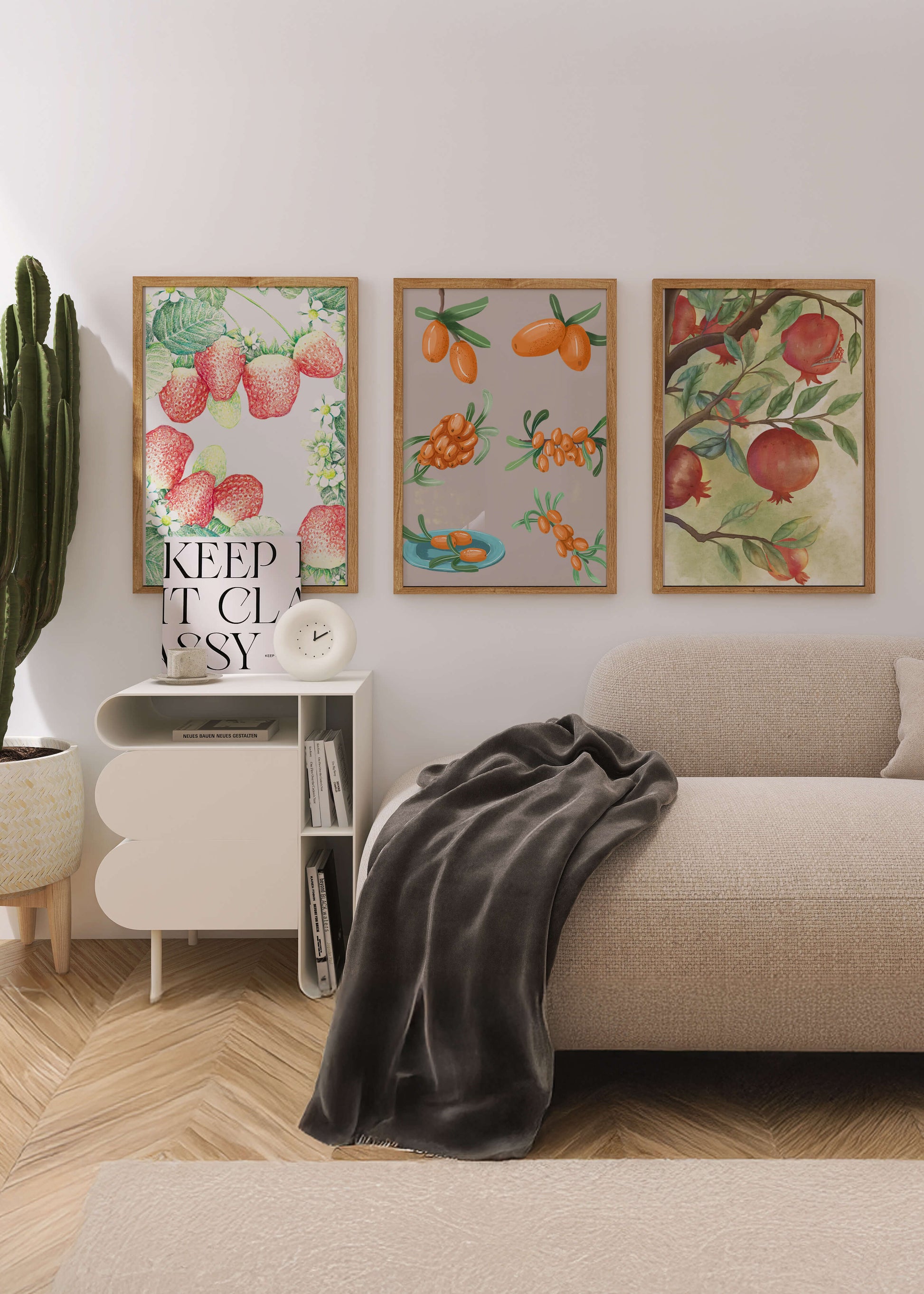 Arte Botánico: Frutas en Impresiones de Alta Calidad