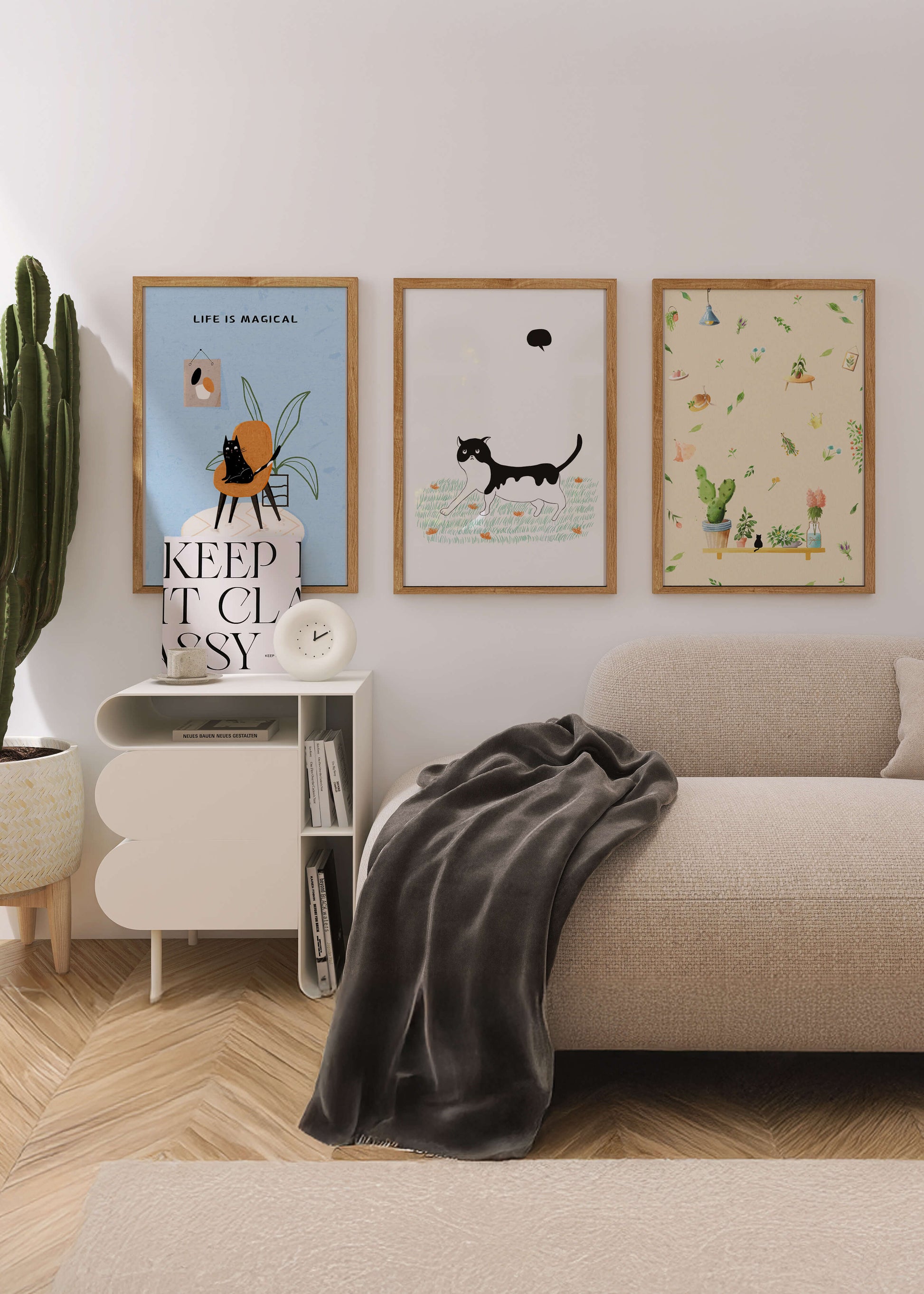 Impresiones Artísticas de Gatos en Diseño Moderno