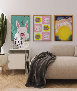 Affiches d’animaux pour décoration enfantine