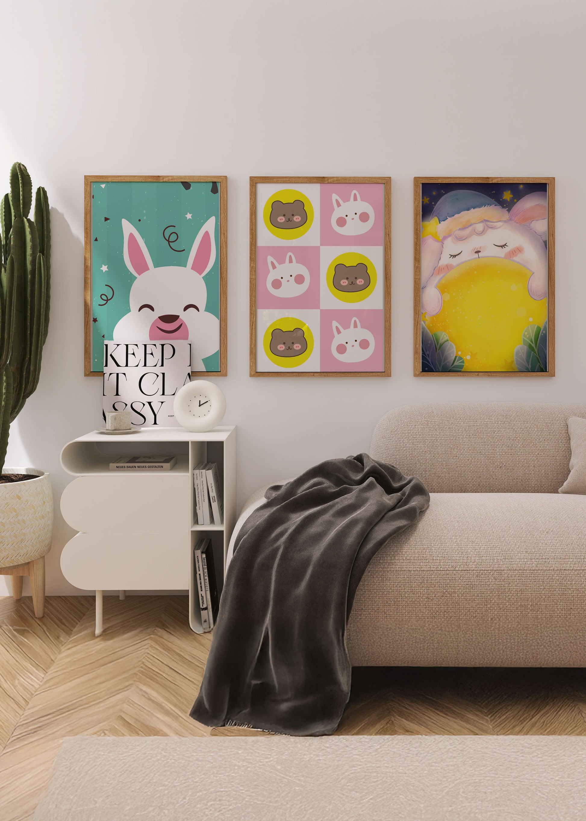 Affiches d’animaux pour décoration enfantine