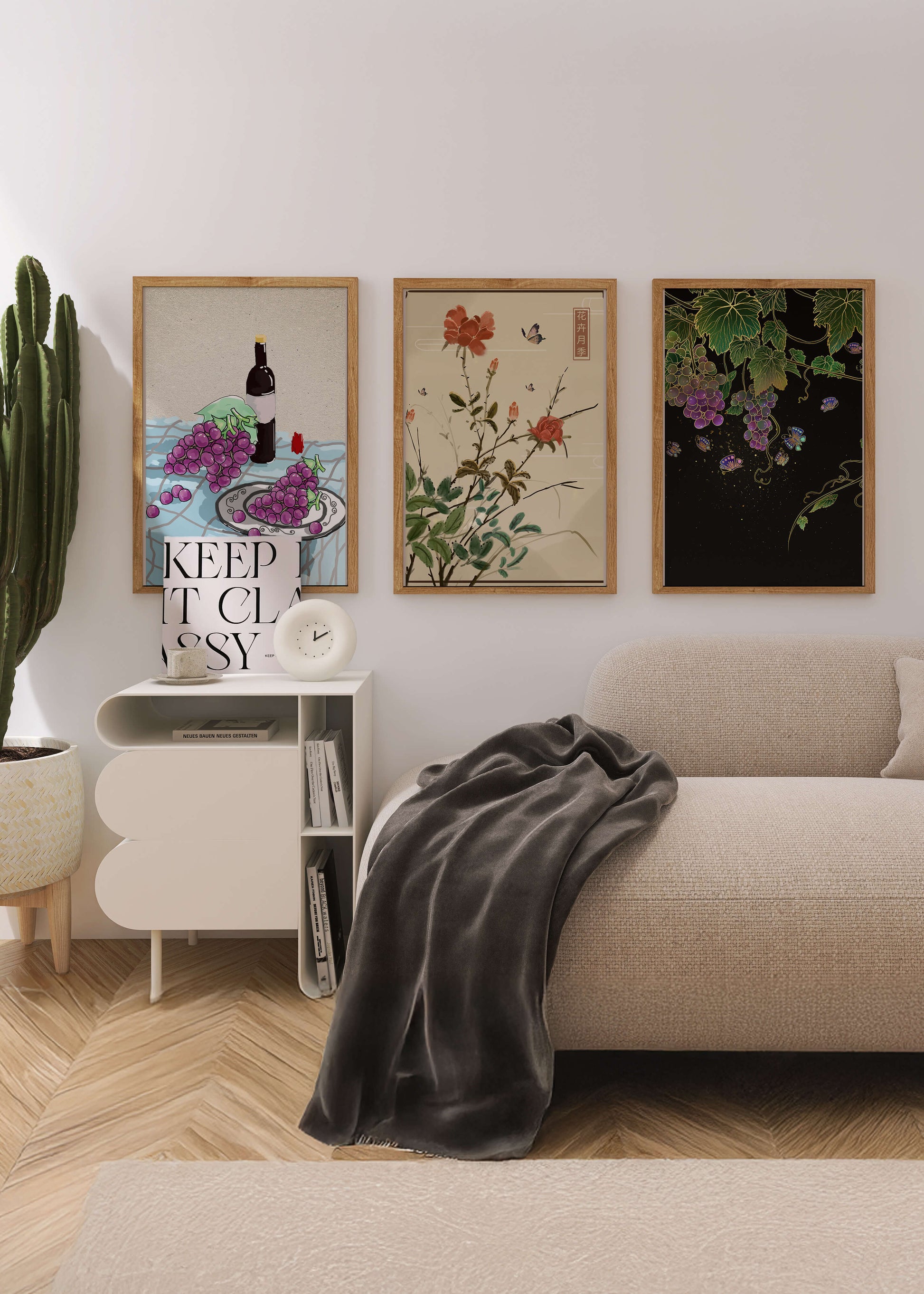 Œuvres d’art florales et fruitières avec des détails naturels