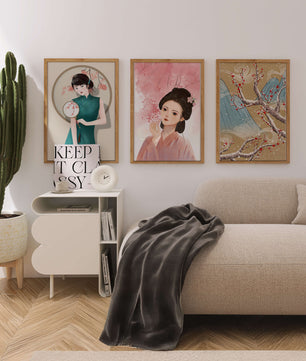 Art asiatique élégant dans un style moderne