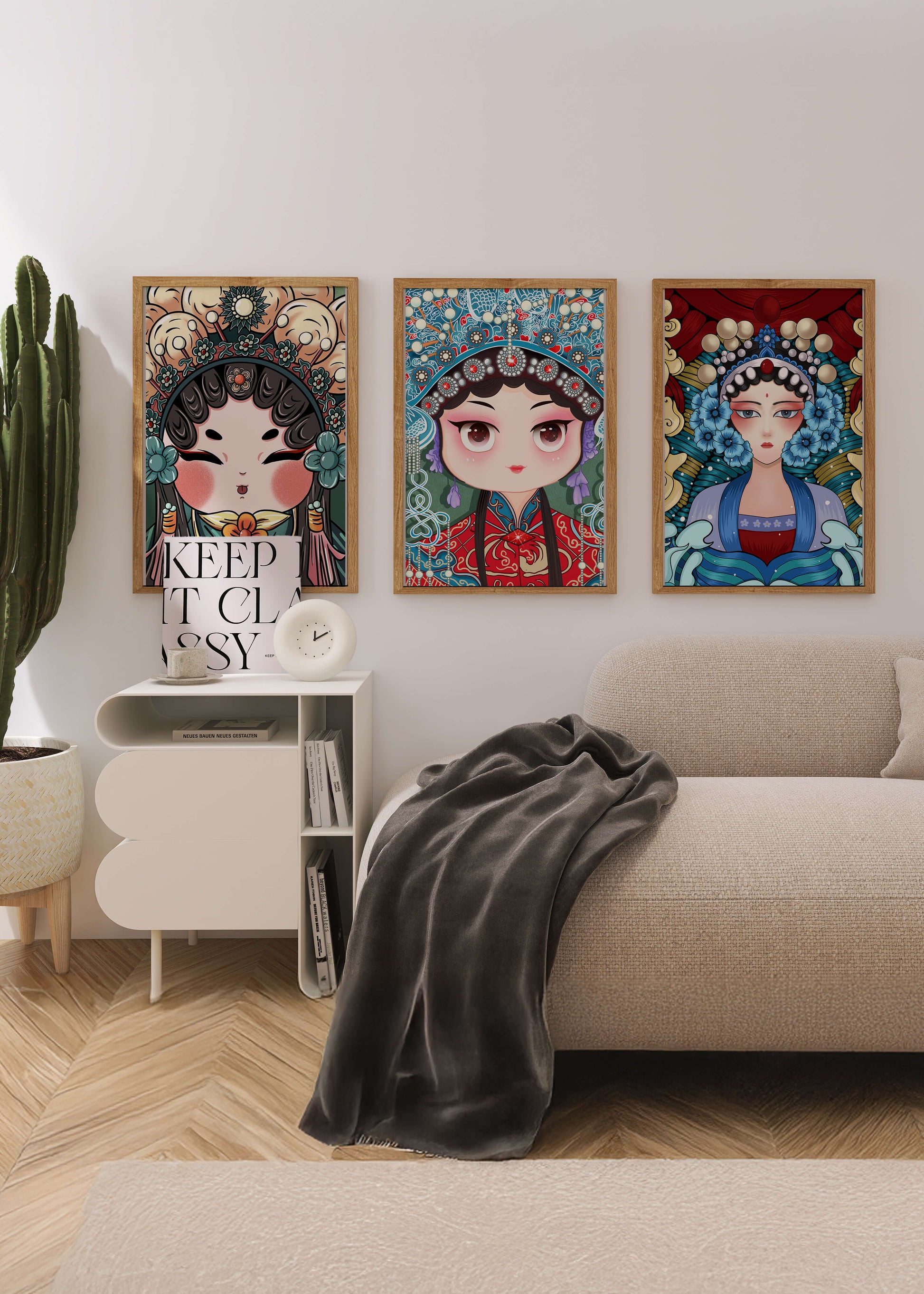 Pinturas de Arte Asiático en Estilo Abstracto