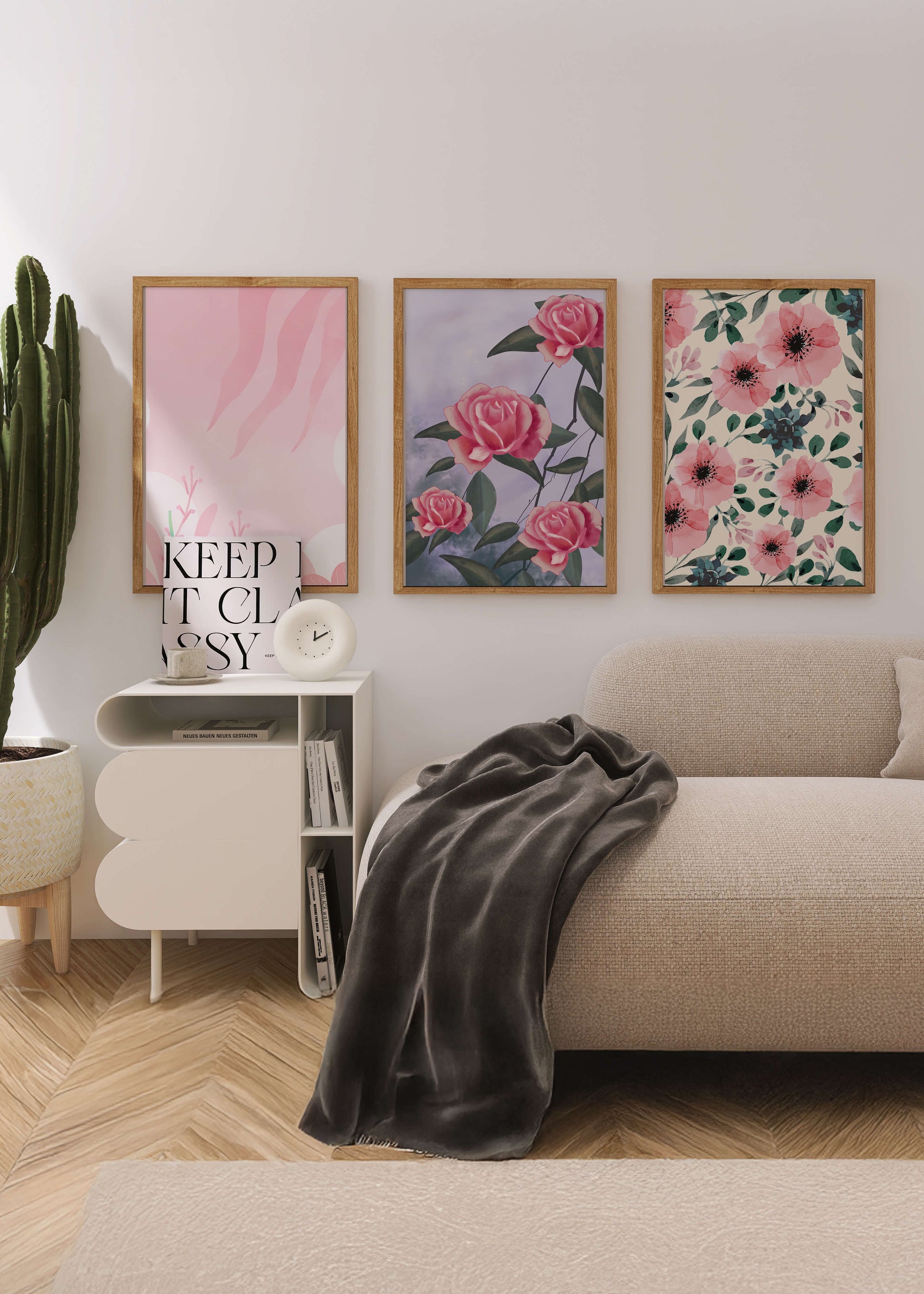 Impresiones Florales en Decoración Moderna