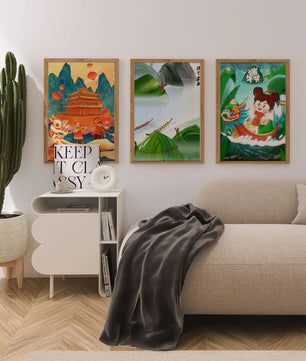 Affiches artistiques à thème festif oriental