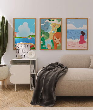 Décorations artistiques à thème plage pour intérieurs modernes