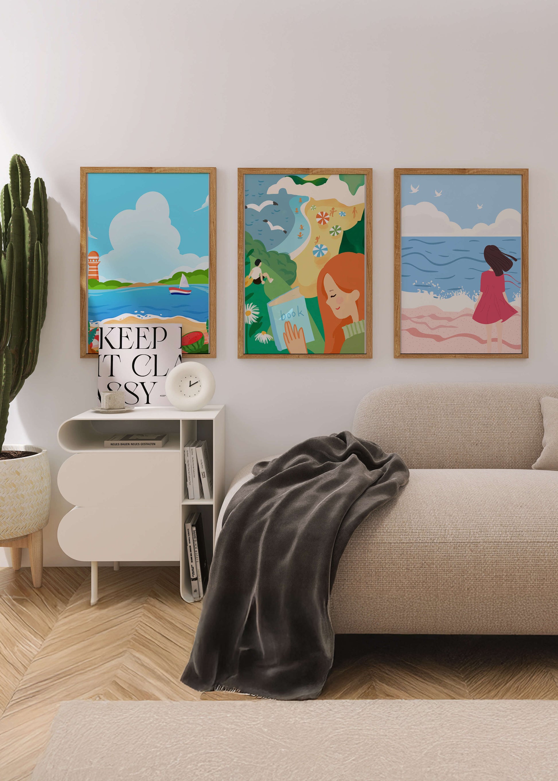 Décorations artistiques à thème plage pour intérieurs modernes