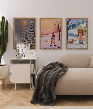 Tableaux d'hiver pour la décoration intérieure