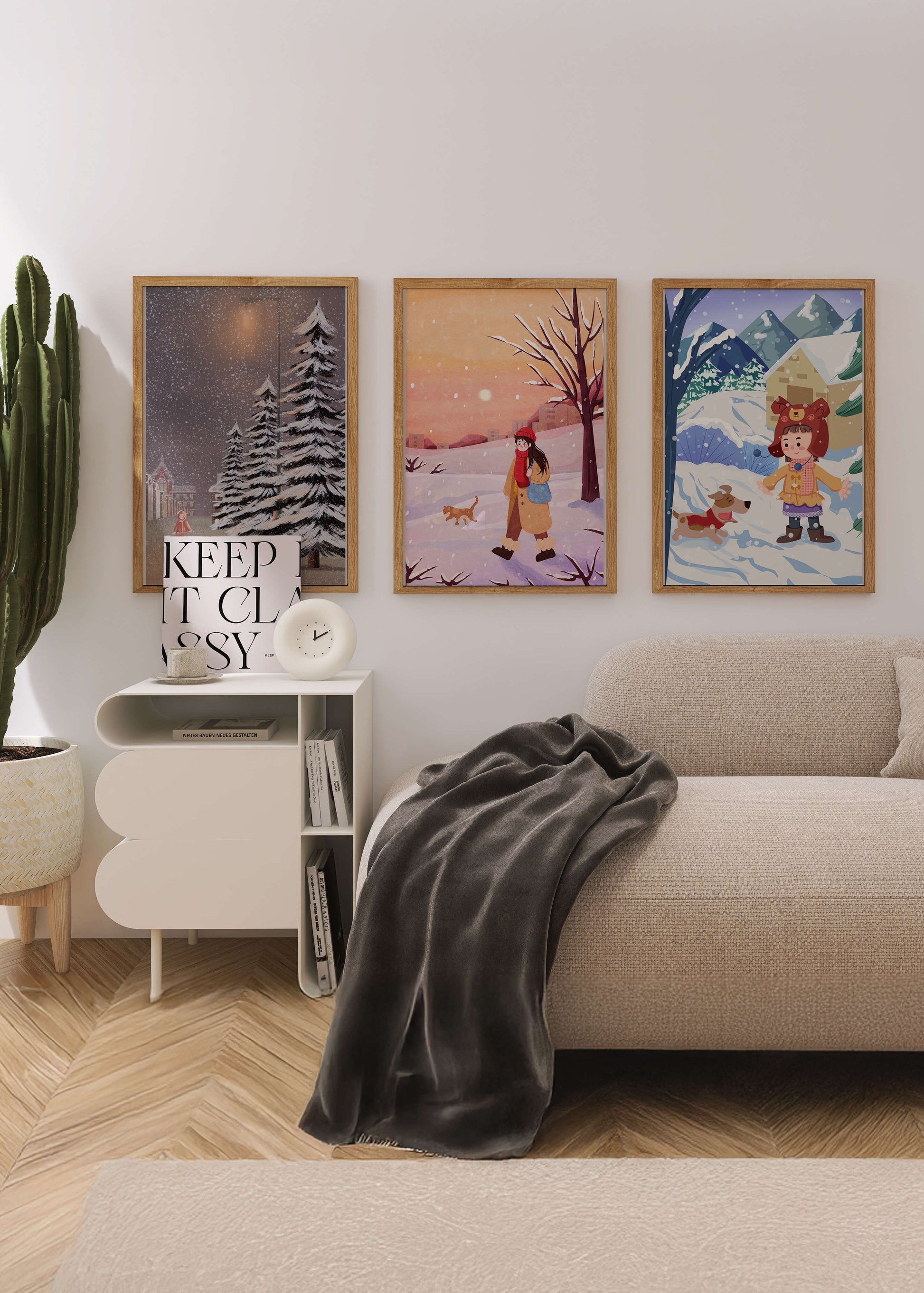 Tableaux d'hiver pour la décoration intérieure