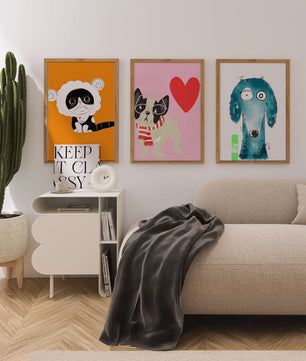 Illustrations d’animaux en couleurs pastel