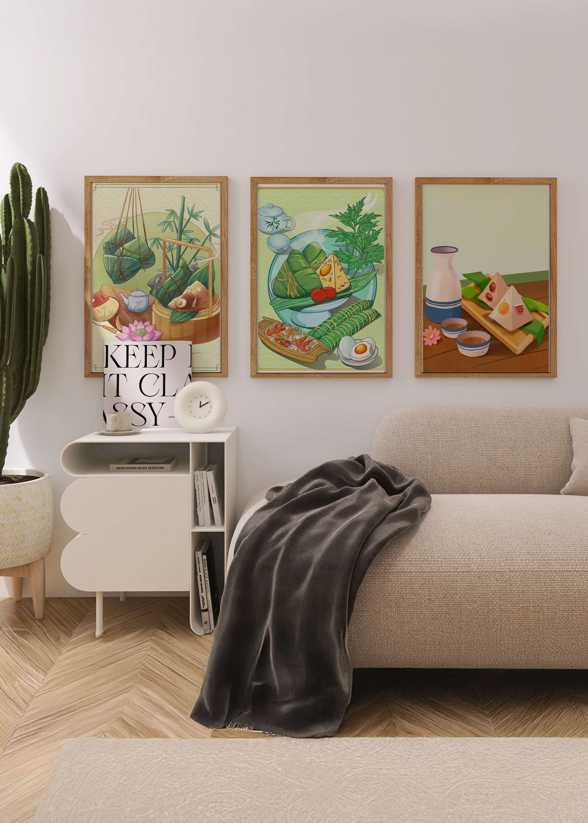 Piezas De Arte Inspiradas En La Comida Asiática