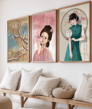Art asiatique élégant dans un style moderne