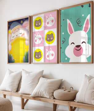 Affiches d’animaux pour décoration enfantine