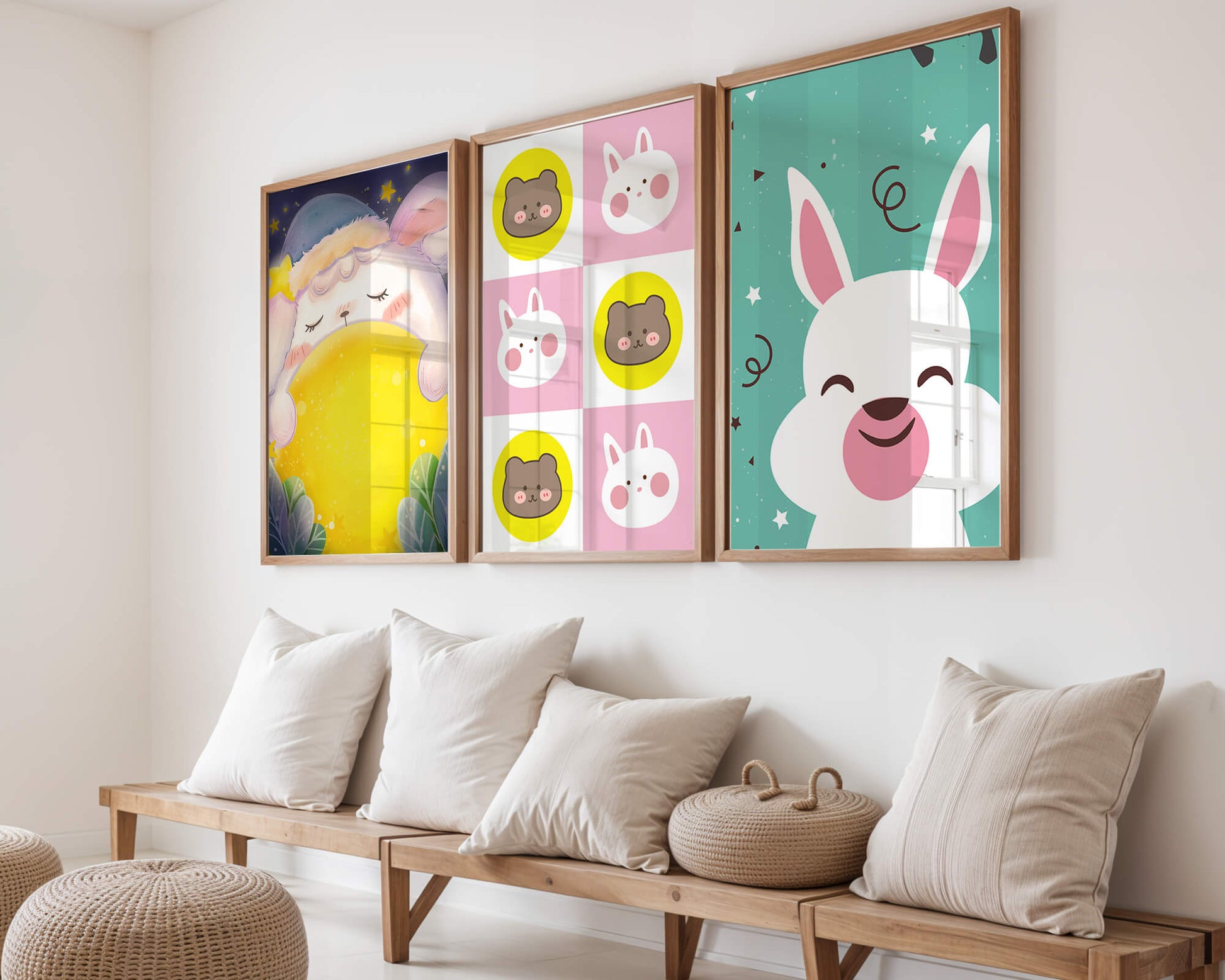 Affiches d’animaux pour décoration enfantine