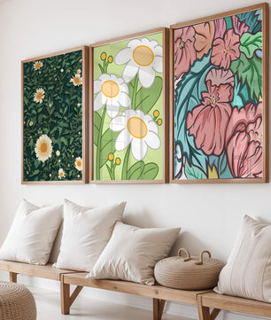Imágenes de Flores en Estilo Ilustrativo