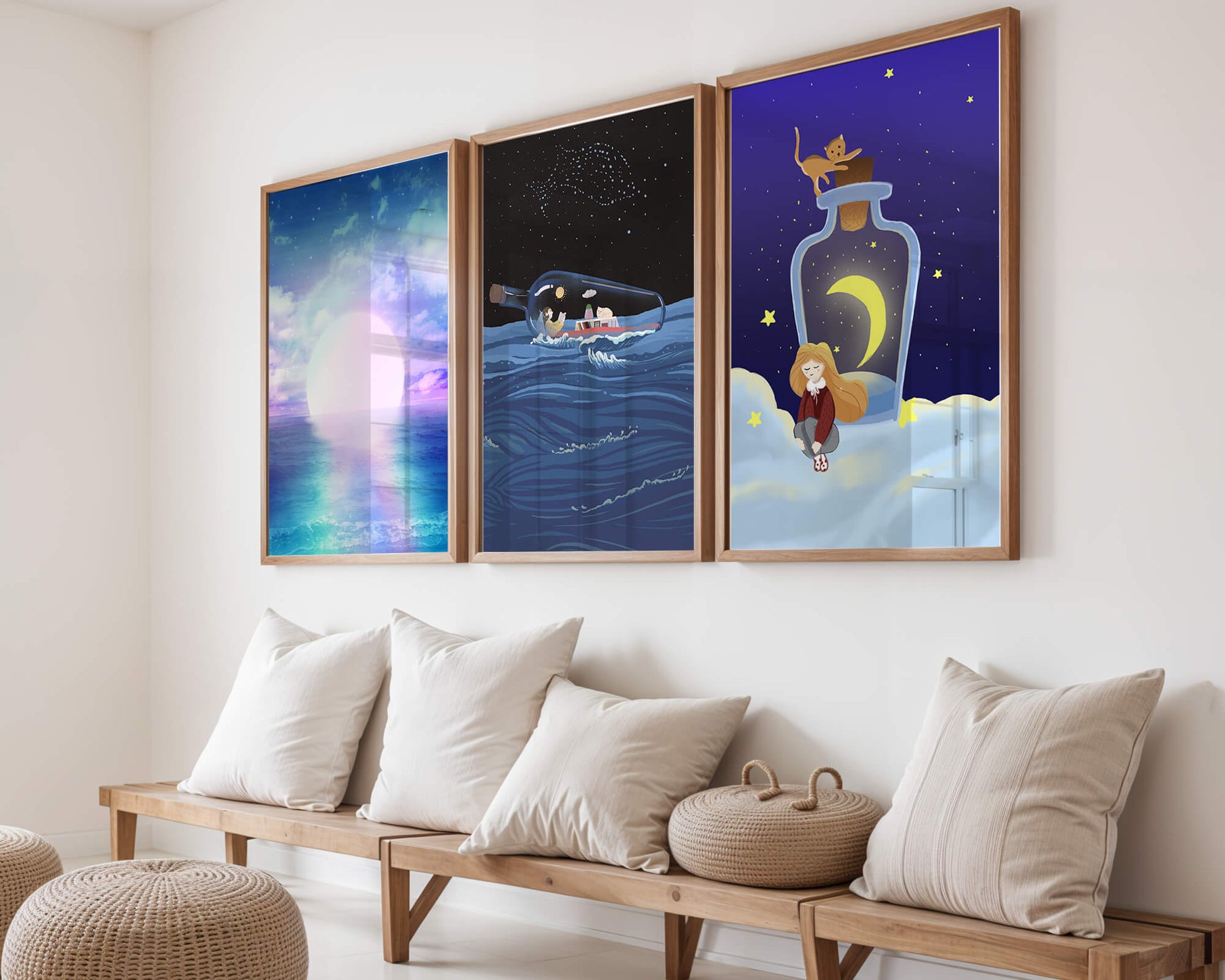 Impresiones Artísticas de Paisajes Oníricos y Fantasía