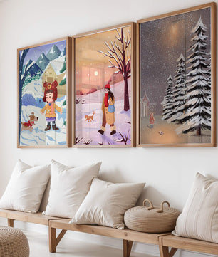 Tableaux d'hiver pour la décoration intérieure