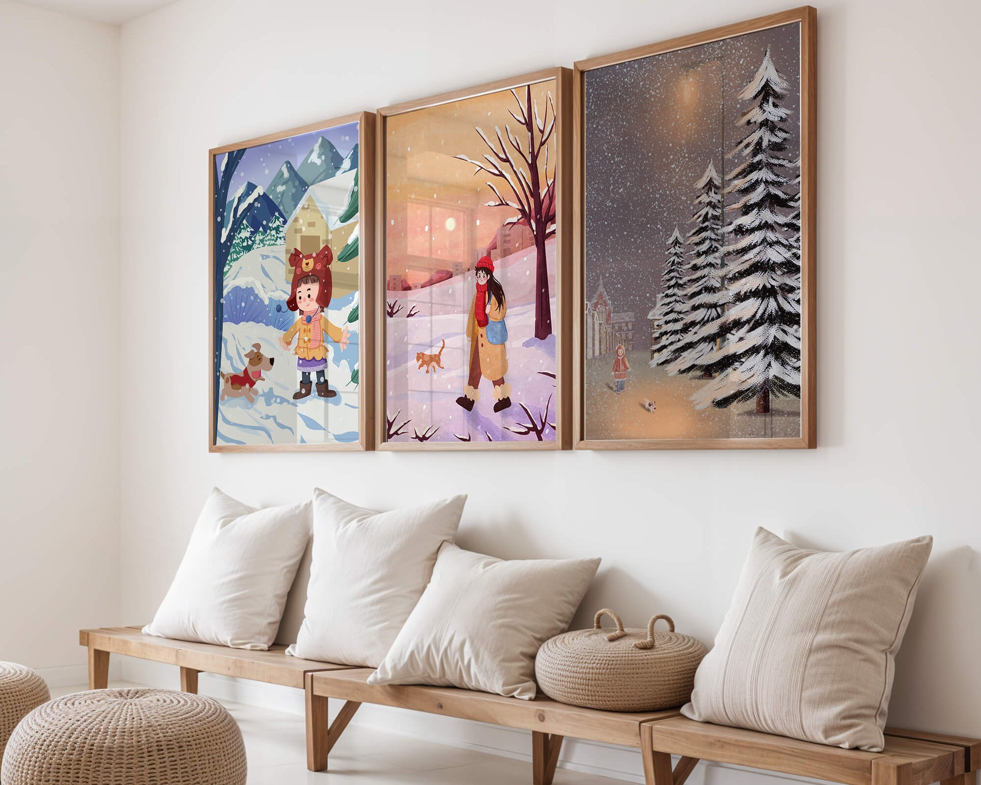 Tableaux d'hiver pour la décoration intérieure