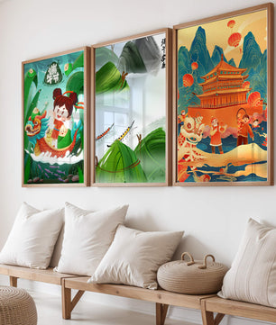 Affiches artistiques à thème festif oriental